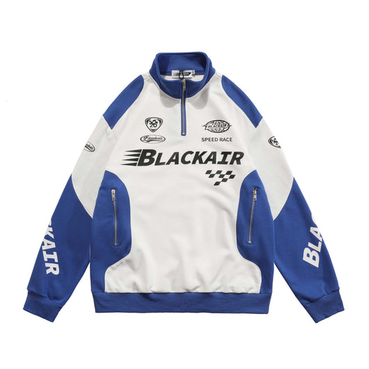 Traje de Motociclismo Retro Street Racing con Letras Minimalistas - Image 3