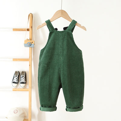 Overol Infantil de Pana Adorable y a la Moda para Bebés - Image 12