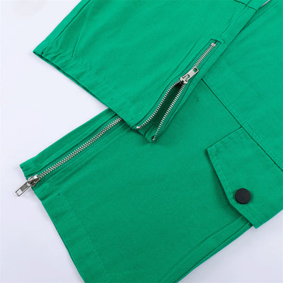 Pantalones Rectos con Abertura Lateral y Dobladillo Suelto - Image 11