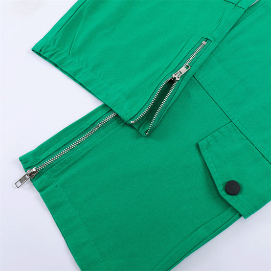 Pantalones Rectos con Abertura Lateral y Dobladillo Suelto - Image 11