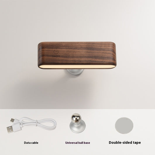 Lámpara de Pared LED Moderna en Madera Maciza sin Instalación - Image 7