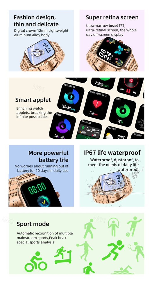 Reloj Deportivo Inteligente con Monitoreo del Sueño y GPS - Image 25
