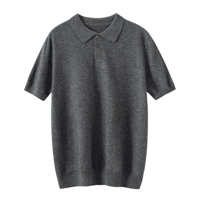 Suéter Tipo Polo de Cachemira para Hombre Ejecutivo - Image 4
