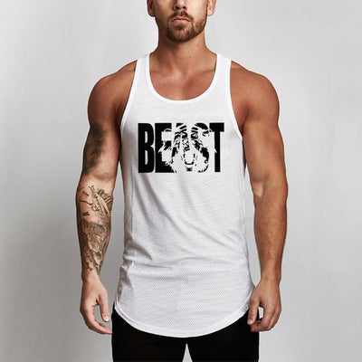 Camiseta Fitness Slim Fit para Hombre - Musculosa Deportiva Mesh - Image 5