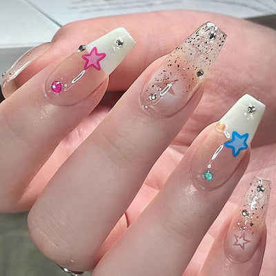 Uñas Postizas Cat Eye Rubor - Parches de Manicura Lista para Usar - Image 87