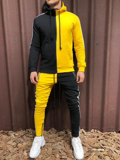 Conjunto Deportivo de Dos Piezas con Capucha y Contraste - Image 22