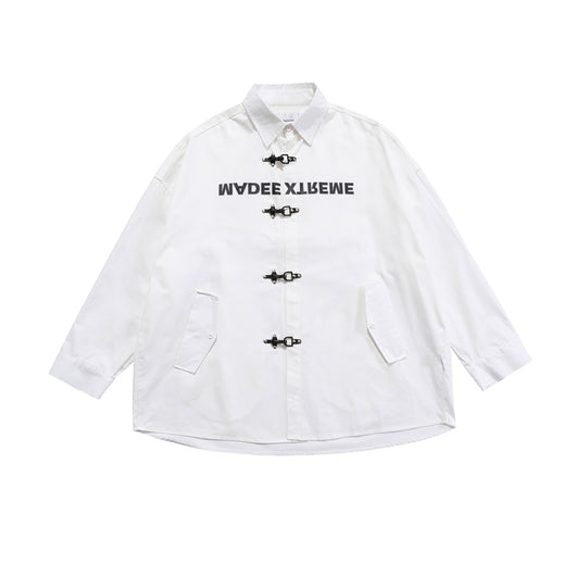 Camisa de Manga Larga con Estampado de Letras Urbanas Europeo-Americano para Hombre - Image 7
