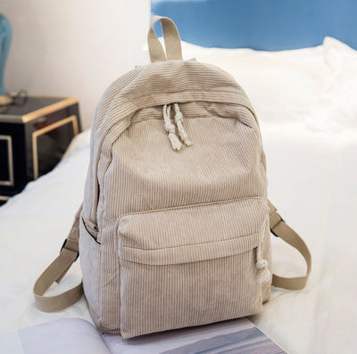 Mochila de Terciopelo Personalizable de Gran Capacidad - Image 16