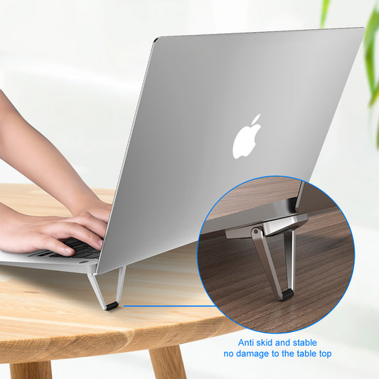 Soporte Vertical Refrigerante para Laptop - Aluminio Plegable Compatible con Apple