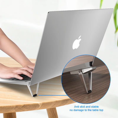 Soporte Vertical Refrigerante para Laptop - Aluminio Plegable Compatible con Apple