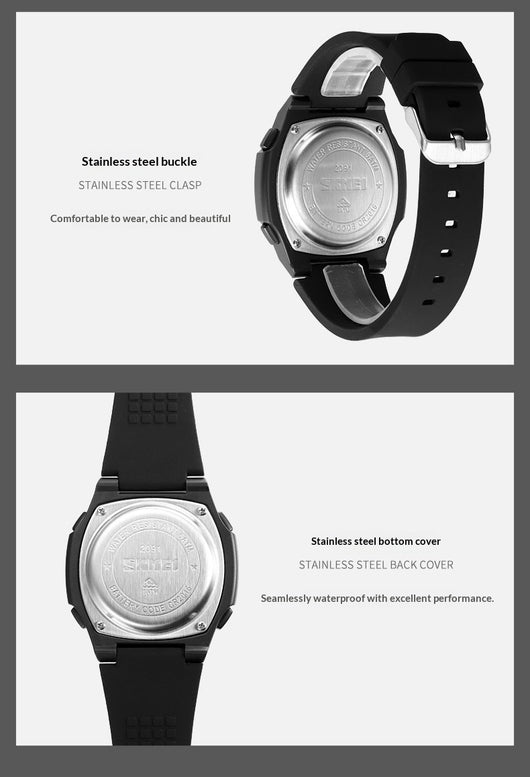 Reloj Deportivo Digital Hombre Cronógrafo Multifunción Resistente al Agua - Image 20