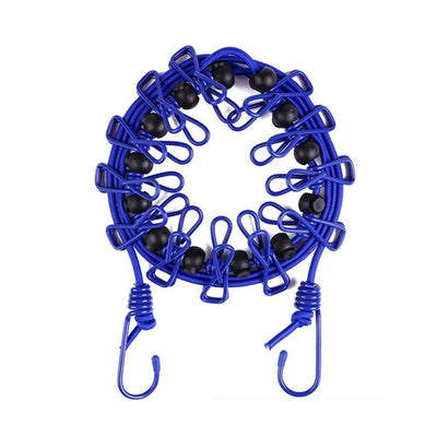 Pinza Elástica Antiviento para Tendedero con Hebilla de Posicionamiento - Image 6