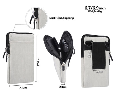 Bolsa Crossbody Diagonal Compacta de Color Sólido - Image 22