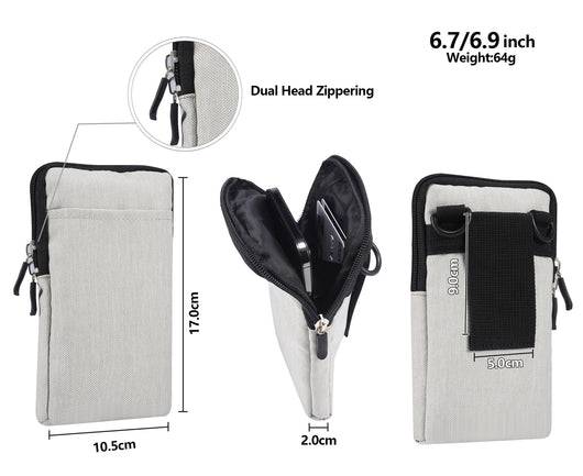 Bolsa Crossbody Diagonal Compacta de Color Sólido - Image 22