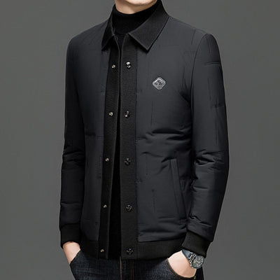 Chaqueta Acolchada con Solapa y Bajo Redondeado - Image 3