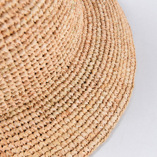 Sombrero de Rafia Tejido a Mano para Mujer - Protección Solar Elegante - Image 6