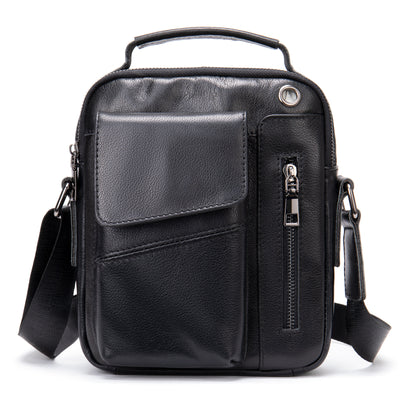 Bolso Crossbody de Cuero Minimalista para Hombre - Image 4