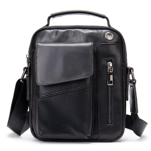 Bolso Crossbody de Cuero Minimalista para Hombre - Image 4