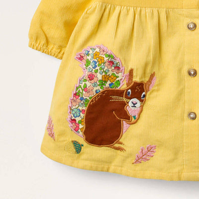 Falda Infantil de Pana con Pecho Abierto y Mangas Largas - Image 4