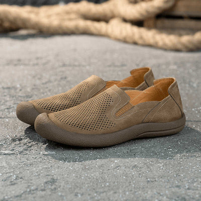Zapatos de Cuero para Hombre Ligeros con Suela Antideslizante
