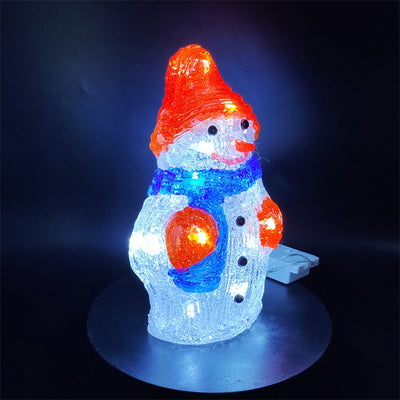 Decoración Navideña de Muñeco de Nieve en Acrílico y Resina Epoxi para Ventanas - Image 20