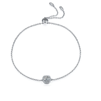 Pulsera de Plata 925 Estilo Ins con Diamantes - Diseño Minimalista y Elegante - Image 8