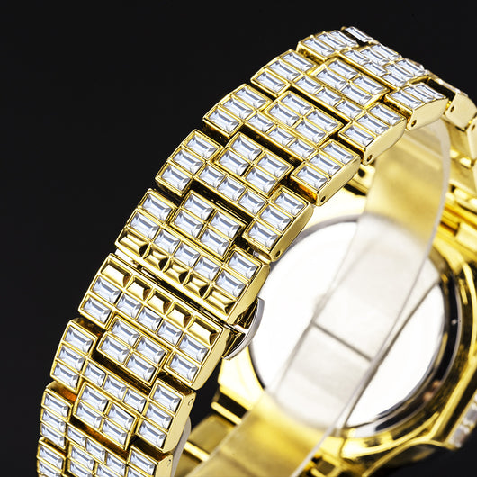Calendario Diamante Cuadrado Impermeable para Hombre - Image 14