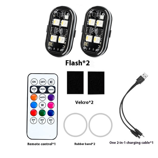 Luz de Advertencia Inalámbrica para Motocicleta con Control Remoto - Image 7