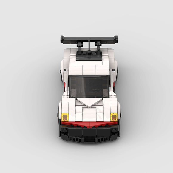 Auto de Carreras con Bloques de Construcción - Puzzle Tecnológico DIY