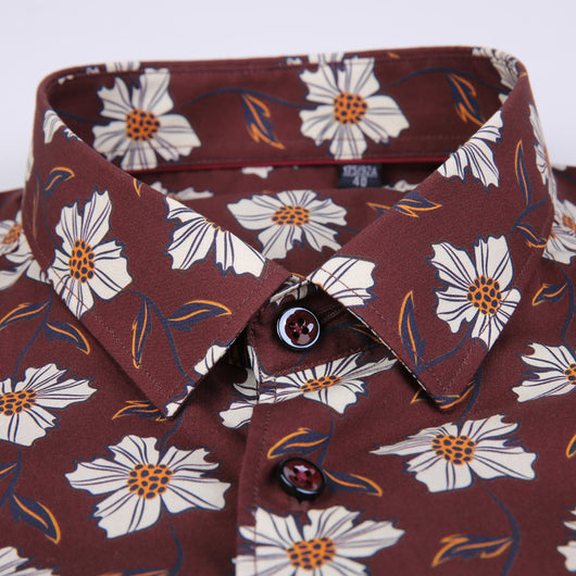 Camisa Estampada de Manga Larga para Hombre - Image 8