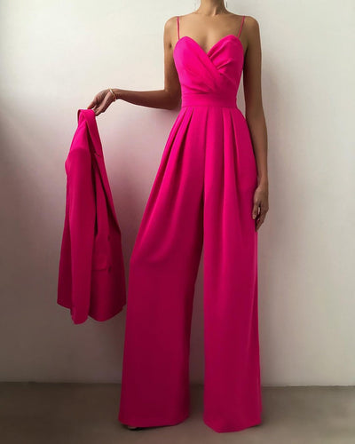 Pantalón Jumpsuit con Tirantes Cintura Recta - Image 2