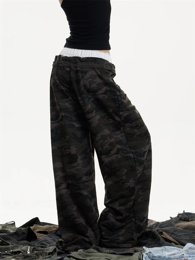 Pantalones Deportivos Casuales a Rayas para Mujer - Image 3