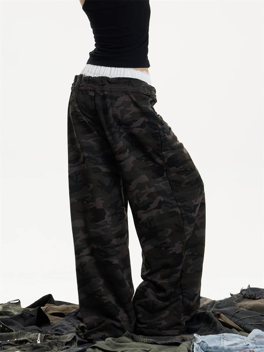 Pantalones Deportivos Casuales a Rayas para Mujer - Image 3