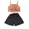 Conjunto de Short Acampanado con Lunares