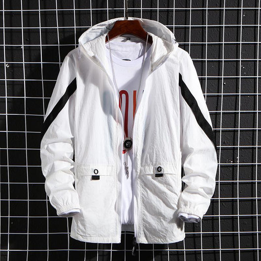 Chaqueta Deportiva Impermeable con Capucha para Hombre - Image 5