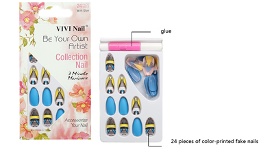 Láminas de Uñas Postizas Mate - Set de 24 Diseños - Image 3