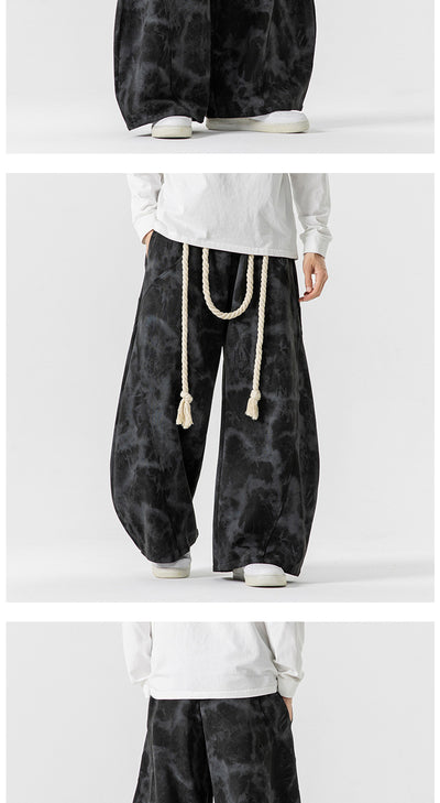 Pantalones de Buzo Talla Grande Tie-Dye Estilo Japonés-Hong Kong - Image 10