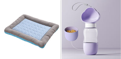 Colchoneta Refrescante para Perros y Gatos - Cama Fresca de Seda de Hielo Azul - Image 18