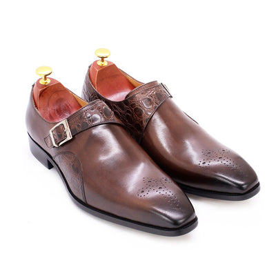 Zapatos de Cuero Ejecutivos Estilo Británico para Hombre - Casual Elegante Verano - Image 4