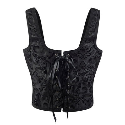 Bustier Reductor Retro con Cierre y Soporte de Sujetador Integrado - Image 5
