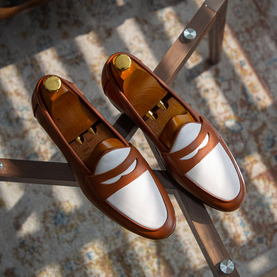 Zapatos Casuales de Cuero Champagne para Hombre - Estilo Moderno - Image 7