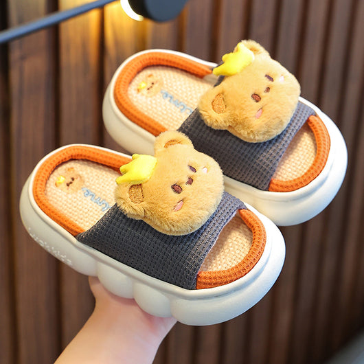 Pantuflas de Bebé en Lino y Algodón Transpirable - Image 6