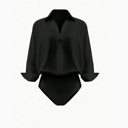 Blusa Entallada Cuello Mao Manga Tres Cuartos para Mujer - Image 7