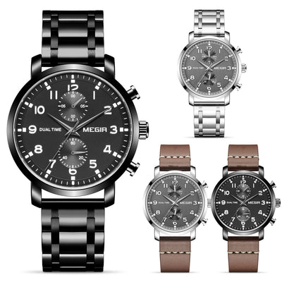 Reloj Deportivo de Acero Inoxidable con Cronógrafo de Cinco Manecillas - Image 12