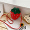 Monedero Infantil Fresa con Correa - Bolsa Decorativa Unisex