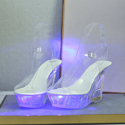 Zapatos de Pole Dance con Cristales para Mujer Talla Grande - Image 10