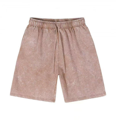 Shorts Casuales Relajados Desteñidos para Hombre - Image 14