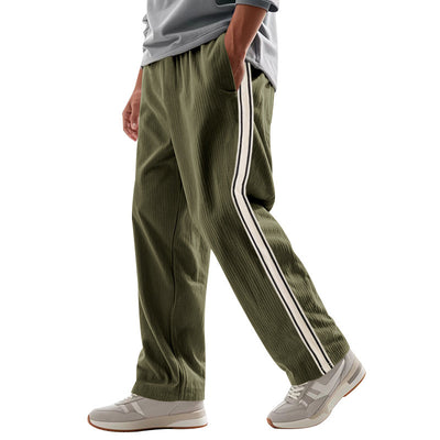 Pantalones de Chándal Holgados con Franja Lateral para Hombre - Image 20