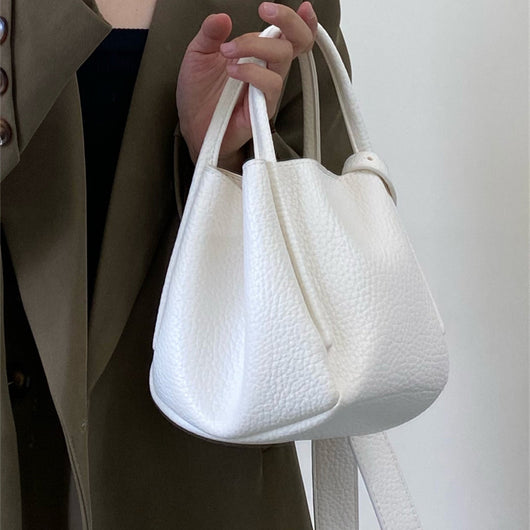 Bolso Bucket de Cuero Suave con Textura Lichee Premium - Image 7