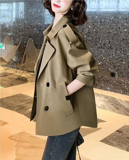 Chaqueta Casual Oversize Estilo Coreano con Cuello Solapa - Image 9